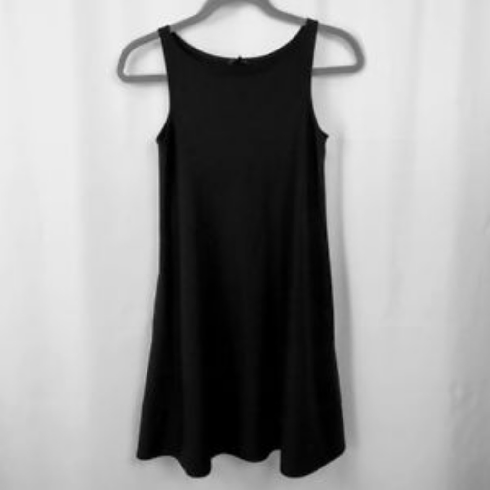Theory Black Wool Shift Dress Womens Size 0